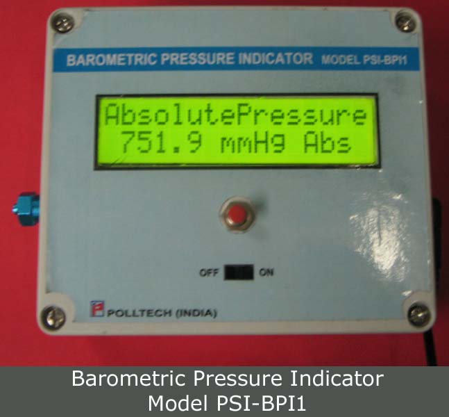Barometric Pressure Indicator Model PSI-BPI 1