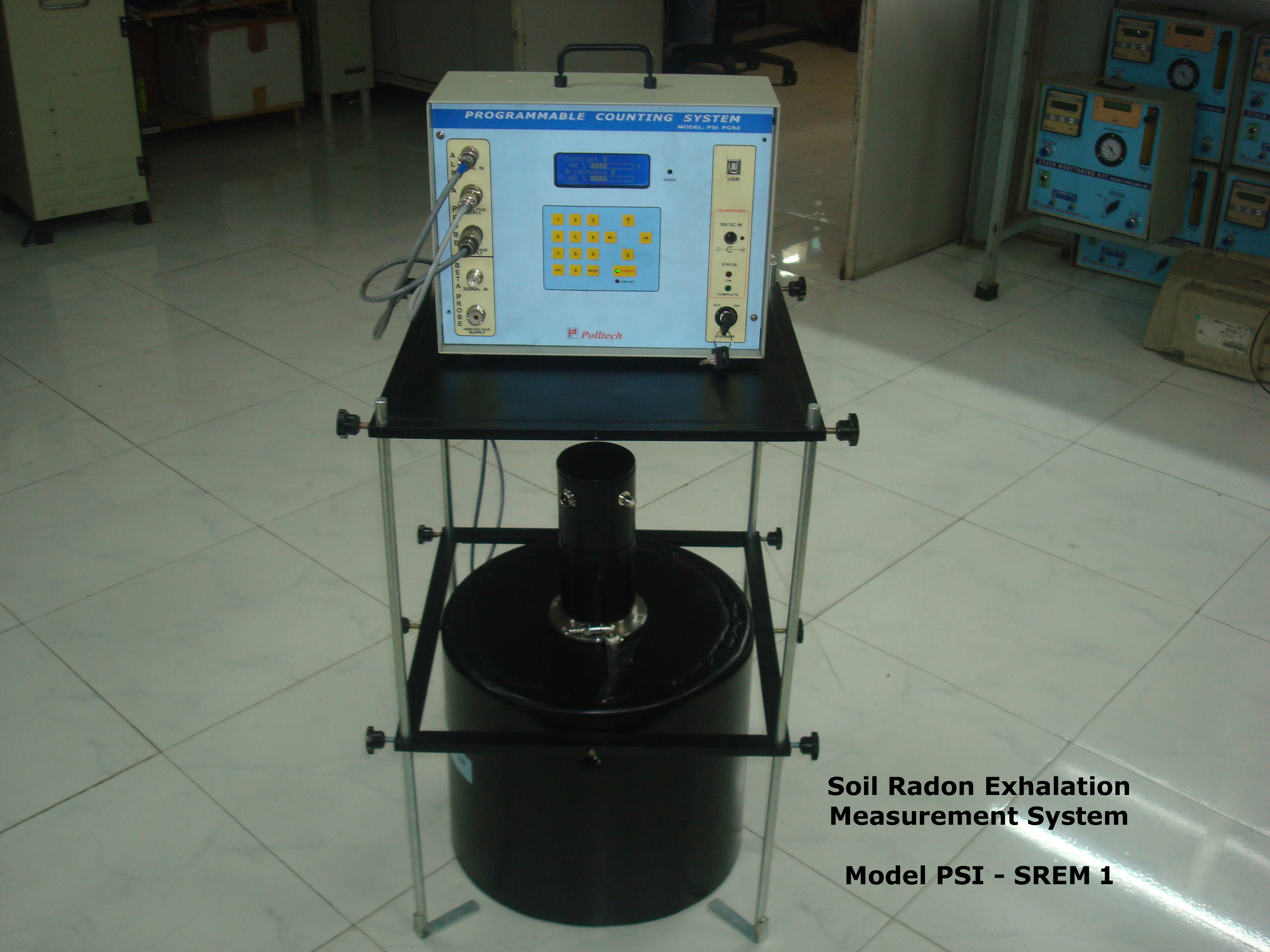 Soil Radon Exhalation Measurement System